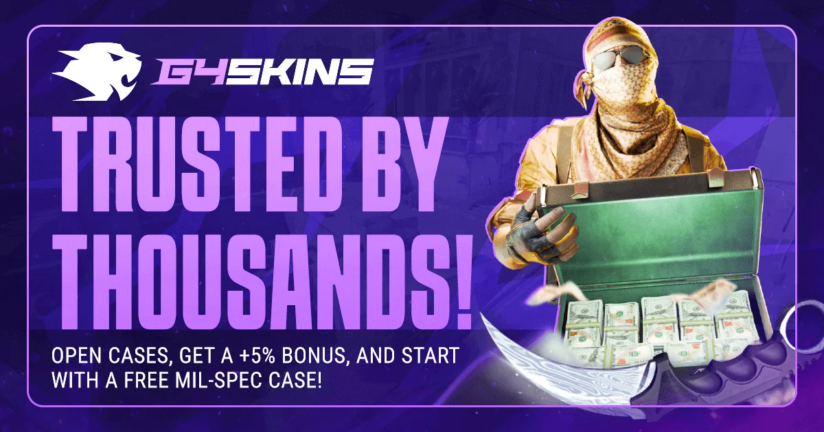 G4Skins platform banner