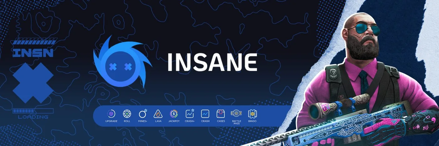 InsaneGG platform banner