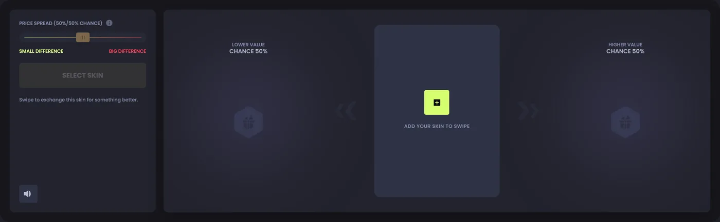 Key-Drop Swipe mode, a fast Tinder-style case opening interface