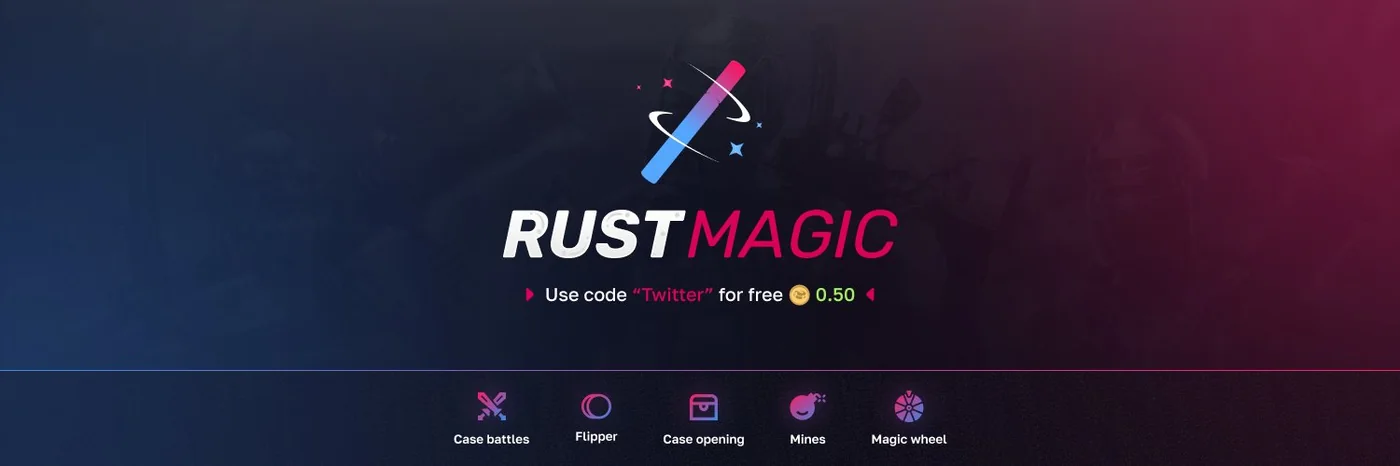 RustMagic platform banner