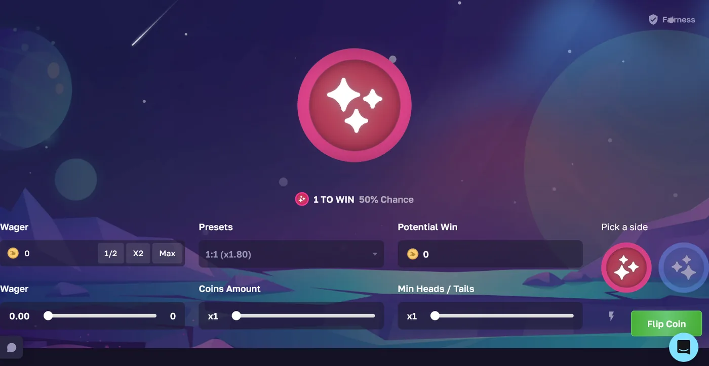 RustMagic X-Flip coinflip game with deep Rust skin liquidity
