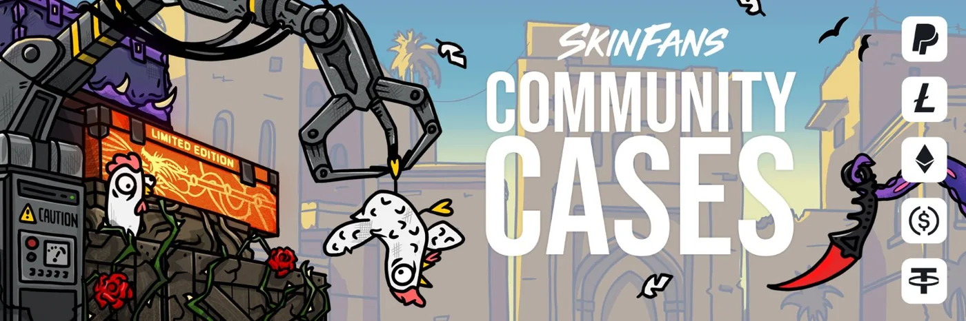 SKINFANS platform banner