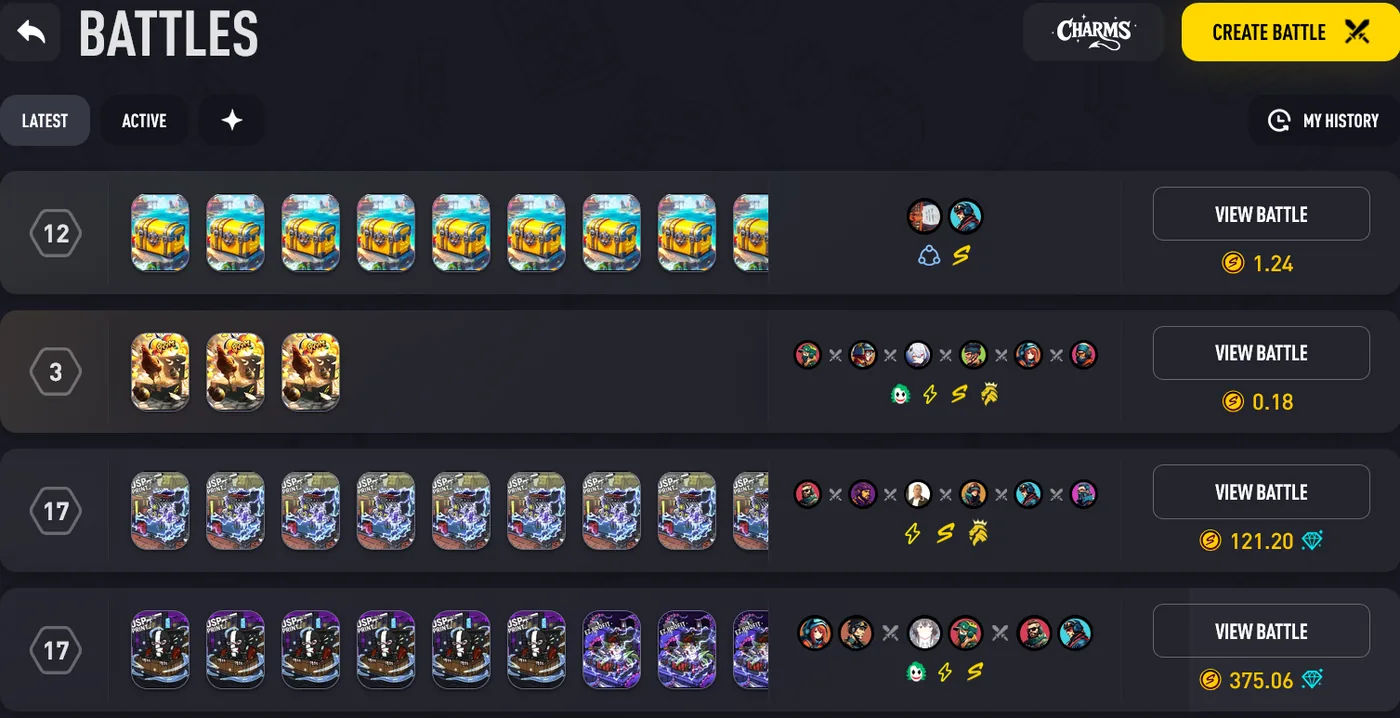 SKINFANS Case Battles mode with players opening identical cases