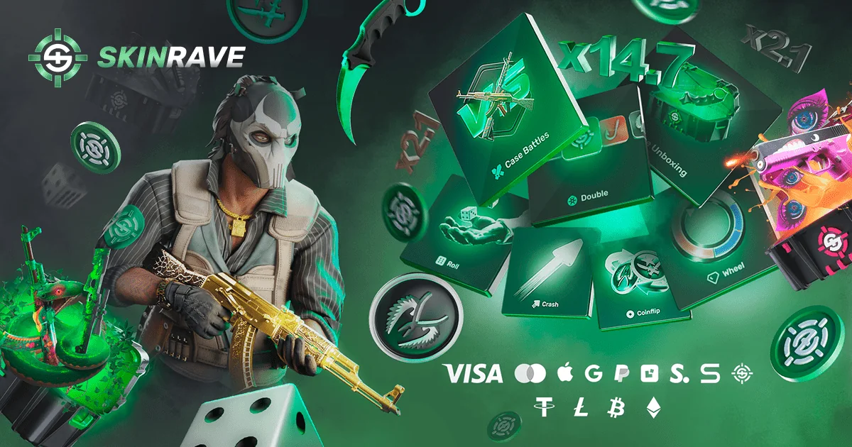 SkinRave platform banner
